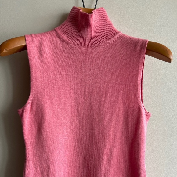 Narciso Rodriguez Pink Silk & Cashmere Knit Top – Made in Italy - Picture 8 of 10